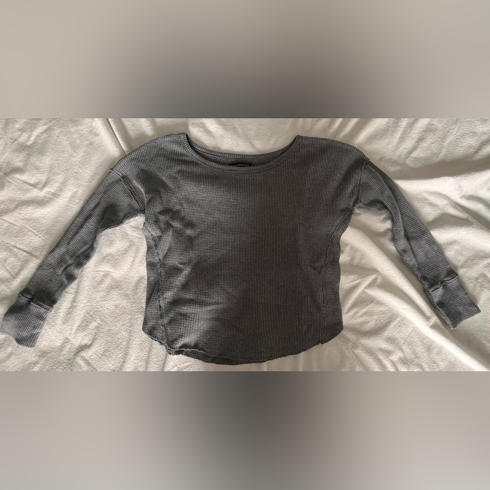 Abercrombie waffle long sleeve